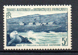Col24 Taaf Terres Australes N° 4 Neuf XX MNH  Cote 4,20 Euro - Unused Stamps
