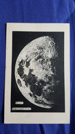 CPA LA LUNE APRES LE 1 ER QUARTIER VERSO IMPRIME - Astronomy