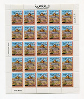 !!! MAROC, N°900/901, FEUILLES DE 25 AVEC VARIETES ERREURS DE SURCHARGE DE LA CASE 17 NEUVES **. 5 SCANS - Marruecos (1956-...)