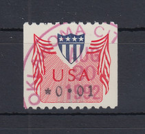 USA 1992, PMC Gard-ATM Kleinwert 1 Cent Mit Rotem ET-O OKLAHOMA CITY AUG 20 1992 - Non Classés