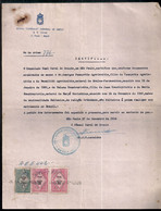 Grecia - Ancien Document Avec Timbres Fiscaux - Covers & Documents