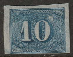 Brazil 1854 Sc 37 Mi 19 Yt 19A MNG(*) - Unused Stamps