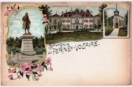 FERNAY-VOLTAIRE (01) SOUVENIR De FERNEY-VOLTAIRE.CARTE PRECURSEUR. - Ferney-Voltaire