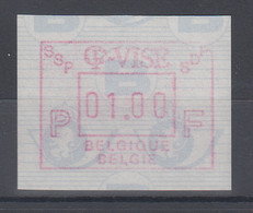 Belgien FRAMA-ATM Sonderausgabe CF-VISE (1992) **  - Automatenmarken (ATM)