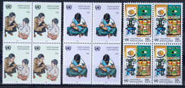 ONU Bureau De NEW-YORK                     N° 456/458 X 4                       NEUF** - Unused Stamps