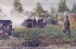 AK Artillerie Belge En Action - Belgische Artillerie - Ca. 1915 (58059) - War 1914-18