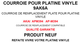 Courroie Neuve Platine Vinyle ( 169 X 5 X 0,7 ) - Ohne Zuordnung