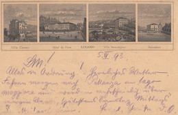 Suisse - Entiers Postaux - Carte Illustrée Lugano - Carte De 1893 - Lugano à Augsburg - 05/04/1893 - Ganzsachen