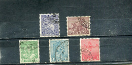 Inde 1949 Yt 7-11 Série Courante - Gebraucht