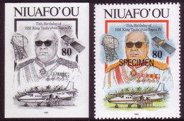 Tonga Niuafo'ou 1993 - One Of The King's Achievements - The Tongan Satellite - Proof + Specimen - Oceania