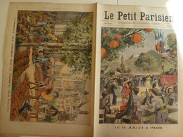 Journal Le Petit Parisien Juillet 1908 14 Juillet à Paris Carreau Des Halles Arrivée Des Fraises - Le Petit Parisien