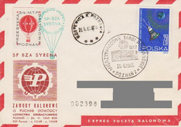 Poland Post - Balloon PBA.1965.poz.syr.05: Competition For The Poznań Fair SYRENA - Ballonpost