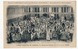 CPA - PARIS - L'Ecole Duvigneau De Lanneau, 71 Bd Pereire - Cour De Récréation, Elèves En Tenue De Travail - Educazione, Scuole E Università