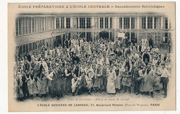 CPA - PARIS - L'Ecole Duvigneau De Lanneau, 71 Bd Pereire - Cour De Récréation, Elèves En Tenue De Travail - Formación, Escuelas Y Universidades