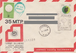 Poland Post - Balloon PBA.1966.poz.kat.03: Competition For The Poznań Fair KATOWICE - Ballons