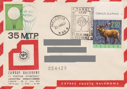 Poland Post - Balloon PBA.1966.poz.kat.08: Competition For The Poznań Fair KATOWICE - Palloni