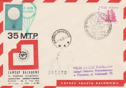 Poland Post - Balloon PBA.1966.poz.poz.02: Competition For The Poznań Fair POZNAN - Palloni