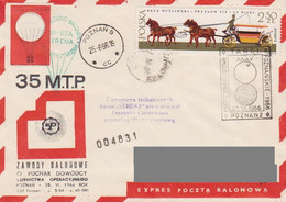 Poland Post - Balloon PBA.1966.poz.syr.06: Competition For The Poznań Fair SYRENA - Ballons