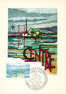 France 1863 Fdc Region Centre, Orléans, Loire - Géographie