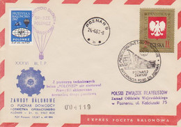 Poland Post - Balloon PBA.1967.poz.pol.02: Competition For The Poznań Fair POLONEZ - Ballonnen