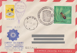 Poland Post - Balloon PBA.1967.poz.syr.04: Competition For The Poznań Fair SYRENA - Ballonpost