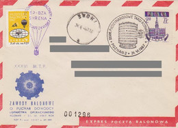 Poland Post - Balloon PBA.1967.poz.syr.06: Competition For The Poznań Fair SYRENA - Globos