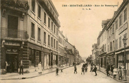 Montbéliard * La Rue De Besançon * Commerce Magasin AUX XIII CANTONS * Café CREY - Montbéliard