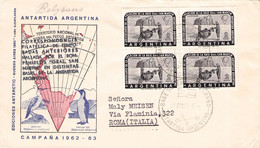 ARGENTINA - LETTER 1961 ANTARTIDA ARGENTINA > ROMA / QG109 - Covers & Documents