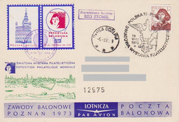 Poland Post - Balloon PBA.1973.poz.sto.A.08: Competitions Poznan 73 STOMIL - Palloni