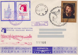 Poland Post - Balloon PBA.1973.poz.sto.A.09: Competitions Poznan 73 STOMIL - Palloni