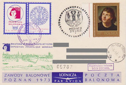 Poland Post - Balloon PBA.1973.poz.sto.B.03: Competitions Poznan 73 STOMIL - Balloons