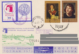 Poland Post - Balloon PBA.1973.poz.sto.B.07: Competitions Poznan 73 STOMIL - Ballons