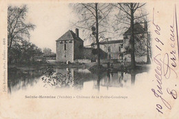 SAINTE-HERMINE. - Château De La Petite-Coudraye. Carte Précurseur - Sainte Hermine