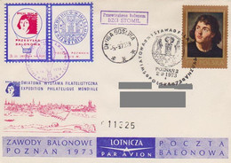 Poland Post - Balloon PBA.1973.poz.sto.B.13: Competitions Poznan 73 STOMIL - Palloni