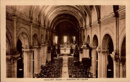 JALLIEU    ( ISERE )     INTERIEUR DE L ' EGLISE - Jallieu