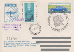 Poland Post - Balloon PBA.1977.kat.kat.02: 50 Y. Silesian Aeroclub KATOWICE - Globos