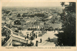 Angoulême * Vue Des Gares Et Faubourg L'houmeau * Pris De Corbeille Des Halles Centrales * Panorama * Ligne Chemin Fer - Angouleme