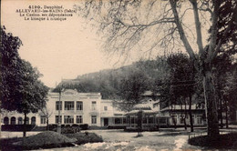 Delcampe - ALLEVARD-LES-BAINS    ( ISERE )   LE CASINO . SES DEPENDANCES. LE KIOSQUE A MUSIQUE - Allevard