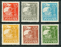 DENEMARKEN 1927-40 Schip Serie PF-MNH-NEUF - Unused Stamps