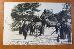 Paris D75 Zoo - Jardin D'acclimatation * L'éléphant Et  Dompteur . Edit L.Deley Paris Voyage 1900 ! - Zirkus