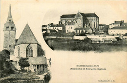 Blain * Ancienne Et Nouvelle église * Cpa 2 Vues - Blain