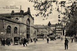 Nancy * Vue Sur La Gare St Jean * Attelage * Ligne Chemin De Fer - Nancy