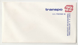 Transpo 72 Postal Stationery Letter Covers - Unused + FD Postmarked B211015 - 1961-80