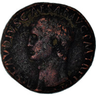 Monnaie, Claude, As, 41-50, Rome, TB+, Bronze, RIC:95 - La Dinastia Giulio-Claudia Dinastia (-27 / 69)