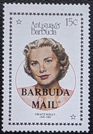 Barbuda, 1987, Mi 1009, Entertainers - Issue Of 1987 Of Antigua & Barbuda Overprinted "BARBUDA MAIL", Grace Kelly, MNH - Cinéma
