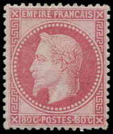 ** FRANCE - Poste - 32, Signé Roumet: 80c. Rose - 1863-1870 Napoléon III. Laure