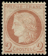 * FRANCE - Poste - 51, 2c. Rouge-brun - 1871-1875 Ceres
