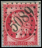O FRANCE - Poste - 57, Oblitéré GC " 5089" (Jaffa): 80c. Rose - Ohne Zuordnung