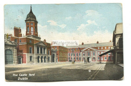 Dublin - The Castle Yard - 1910 Used Postcard - Dublin