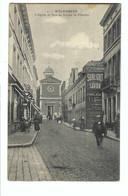 5  -   MOLENBEEK  L'Eglise Et Rue Du Compte De Flandre 1920 - Molenbeek-St-Jean - St-Jans-Molenbeek